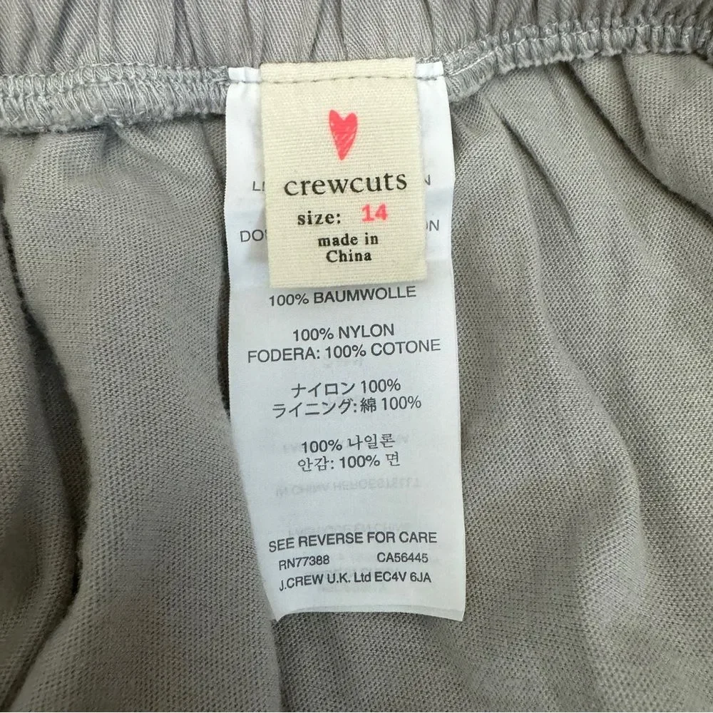 J.CREW Crewcuts Girls' Tulle Skirt Gray Size 14